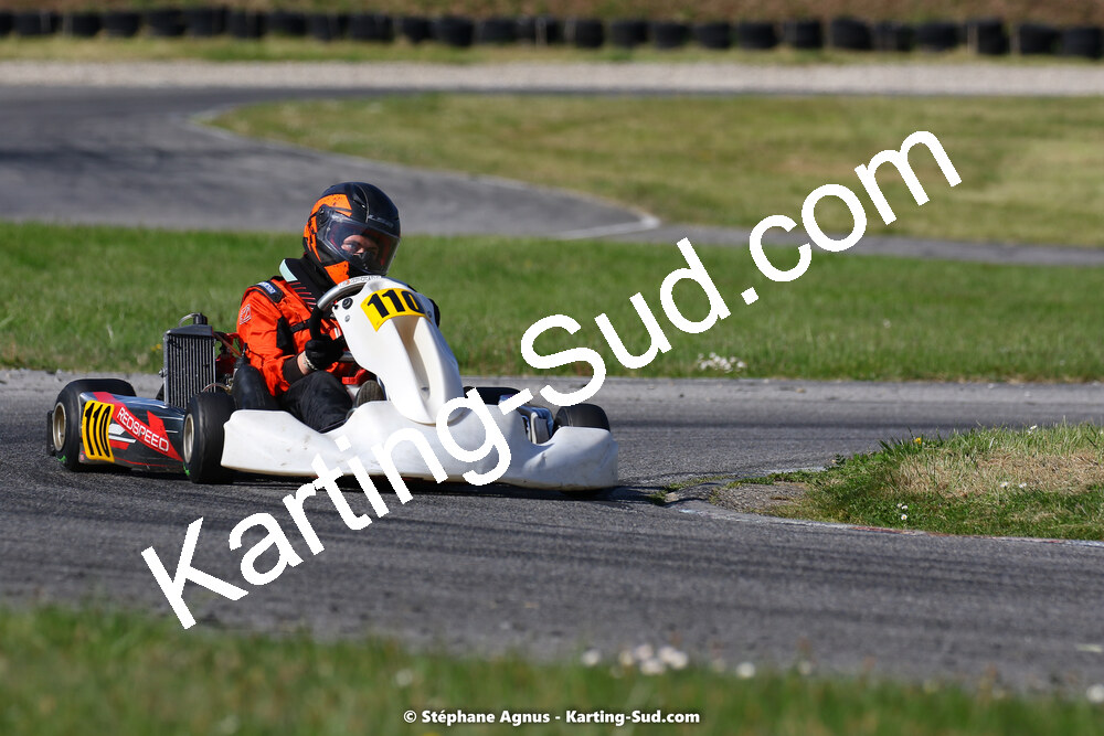 16 & 17/04/2022 : 3ème manche du Championnat du Sud 2022 au circuit d’Aigues-Vives (photos Stéphane Agnus) 2022 — karting