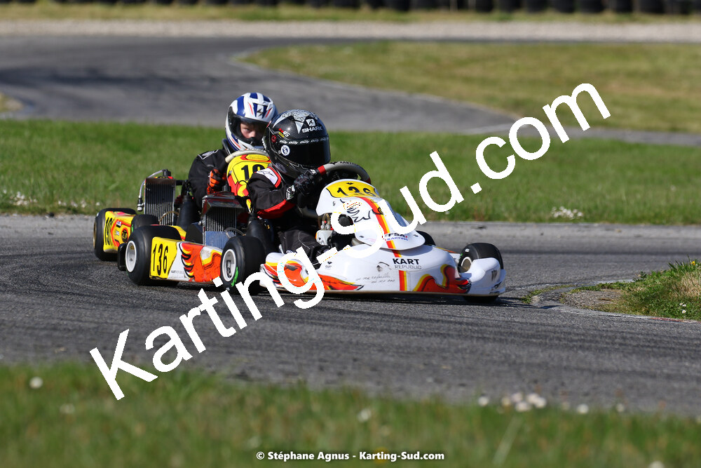 16 & 17/04/2022 : 3ème manche du Championnat du Sud 2022 au circuit d’Aigues-Vives (photos Stéphane Agnus) 2022 — karting