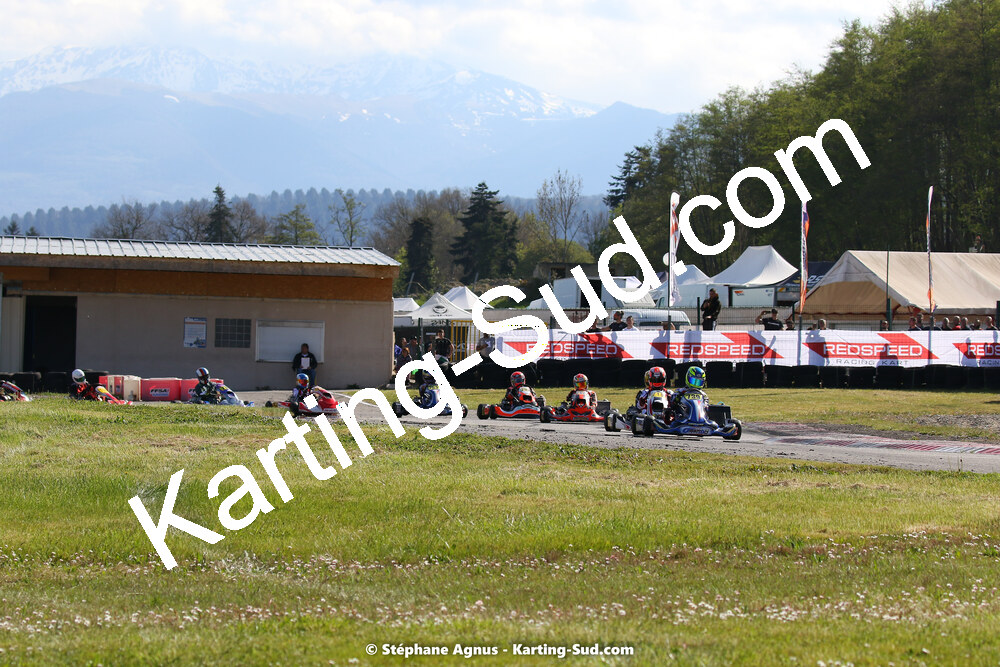 16 & 17/04/2022 : 3ème manche du Championnat du Sud 2022 au circuit d’Aigues-Vives (photos Stéphane Agnus) 2022 — karting