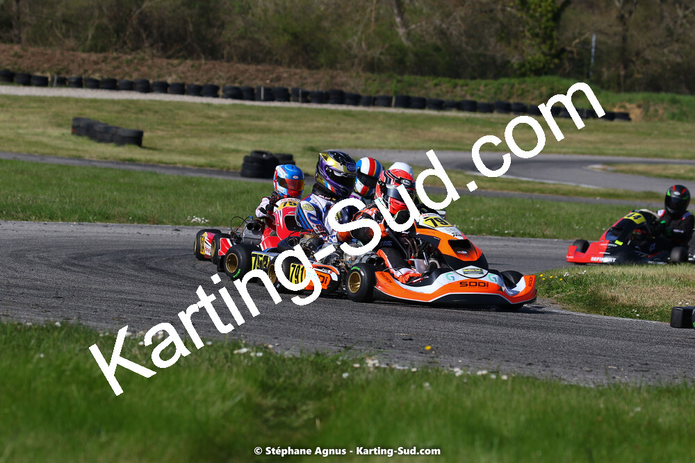 16 & 17/04/2022 : 3ème manche du Championnat du Sud 2022 au circuit d’Aigues-Vives (photos Stéphane Agnus) 2022 — karting