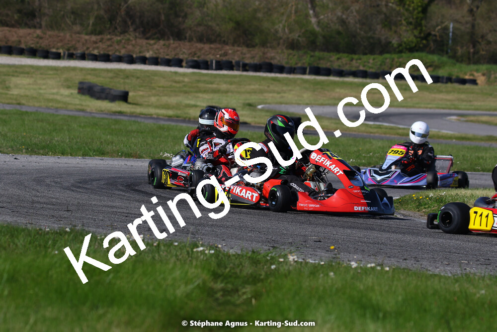 16 & 17/04/2022 : 3ème manche du Championnat du Sud 2022 au circuit d’Aigues-Vives (photos Stéphane Agnus) 2022 — karting