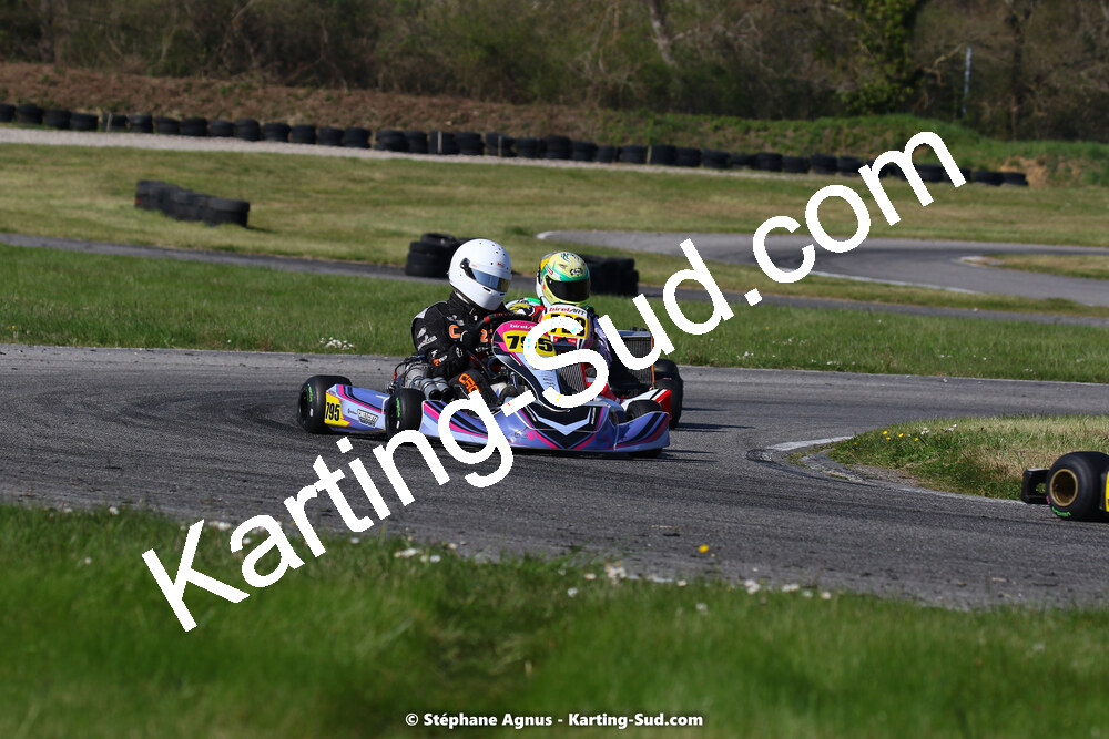 16 & 17/04/2022 : 3ème manche du Championnat du Sud 2022 au circuit d’Aigues-Vives (photos Stéphane Agnus) 2022 — karting