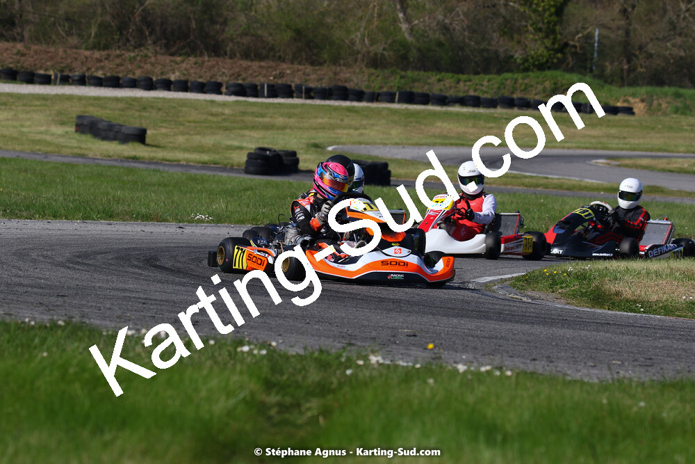 16 & 17/04/2022 : 3ème manche du Championnat du Sud 2022 au circuit d’Aigues-Vives (photos Stéphane Agnus) 2022 — karting
