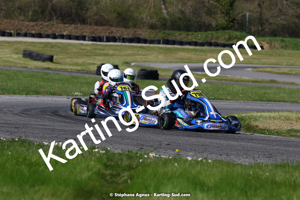 16 & 17/04/2022 : 3ème manche du Championnat du Sud 2022 au circuit d’Aigues-Vives (photos Stéphane Agnus) 2022 — karting