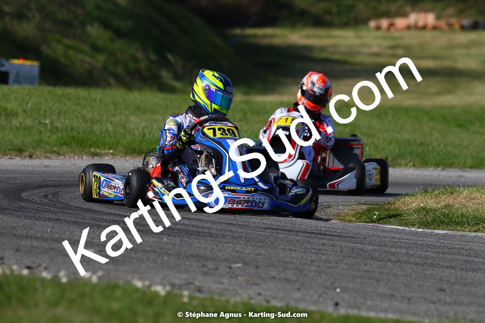 16 & 17/04/2022 : 3ème manche du Championnat du Sud 2022 au circuit d’Aigues-Vives (photos Stéphane Agnus) 2022 — karting