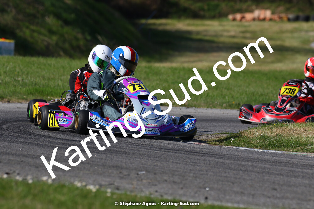 16 & 17/04/2022 : 3ème manche du Championnat du Sud 2022 au circuit d’Aigues-Vives (photos Stéphane Agnus) 2022 — karting