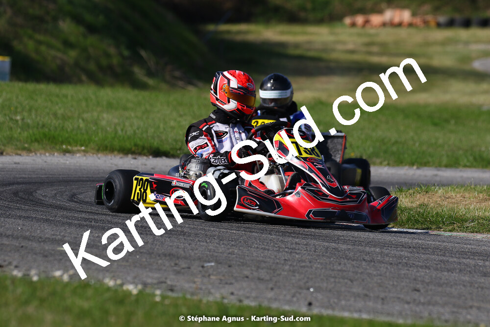 16 & 17/04/2022 : 3ème manche du Championnat du Sud 2022 au circuit d’Aigues-Vives (photos Stéphane Agnus) 2022 — karting