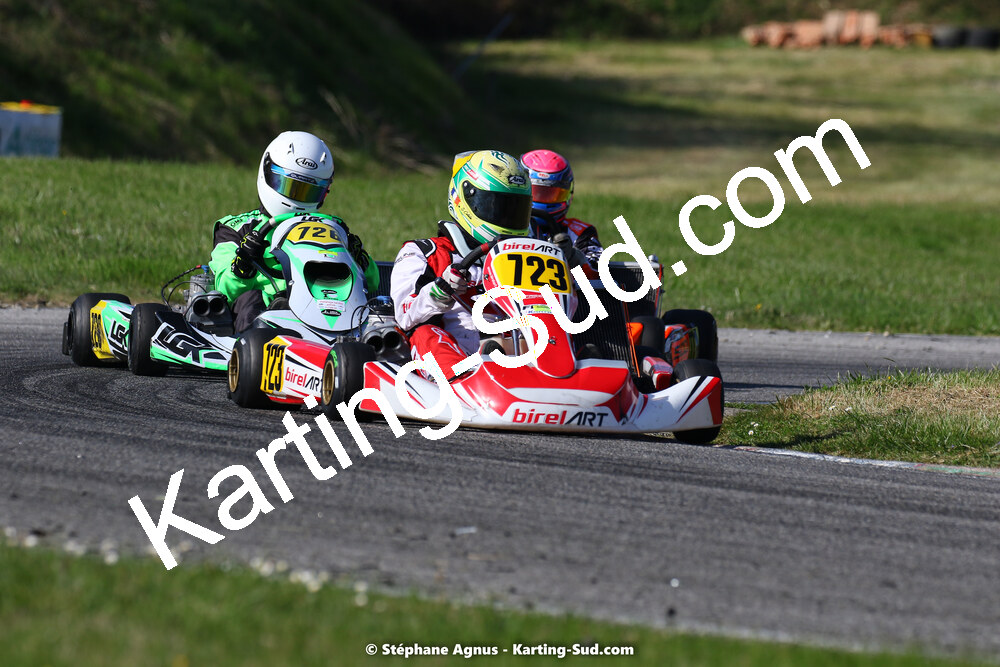 16 & 17/04/2022 : 3ème manche du Championnat du Sud 2022 au circuit d’Aigues-Vives (photos Stéphane Agnus) 2022 — karting