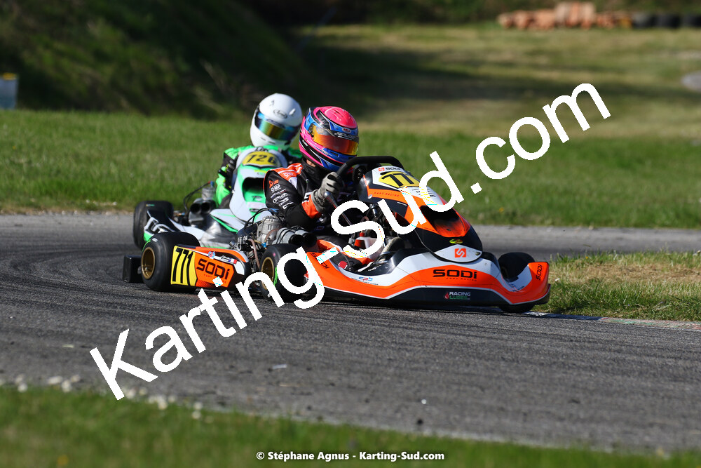 16 & 17/04/2022 : 3ème manche du Championnat du Sud 2022 au circuit d’Aigues-Vives (photos Stéphane Agnus) 2022 — karting