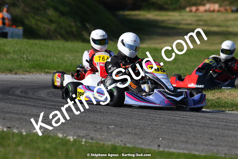 16 & 17/04/2022 : 3ème manche du Championnat du Sud 2022 au circuit d’Aigues-Vives (photos Stéphane Agnus) 2022 — karting
