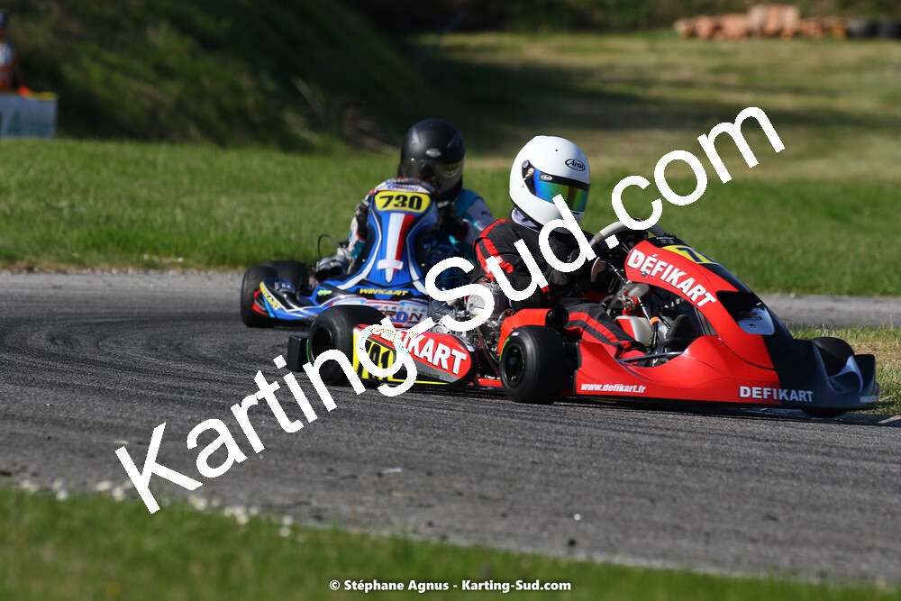 16 & 17/04/2022 : 3ème manche du Championnat du Sud 2022 au circuit d’Aigues-Vives (photos Stéphane Agnus) 2022 — karting