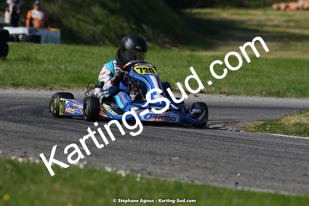 16 & 17/04/2022 : 3ème manche du Championnat du Sud 2022 au circuit d’Aigues-Vives (photos Stéphane Agnus) 2022 — karting