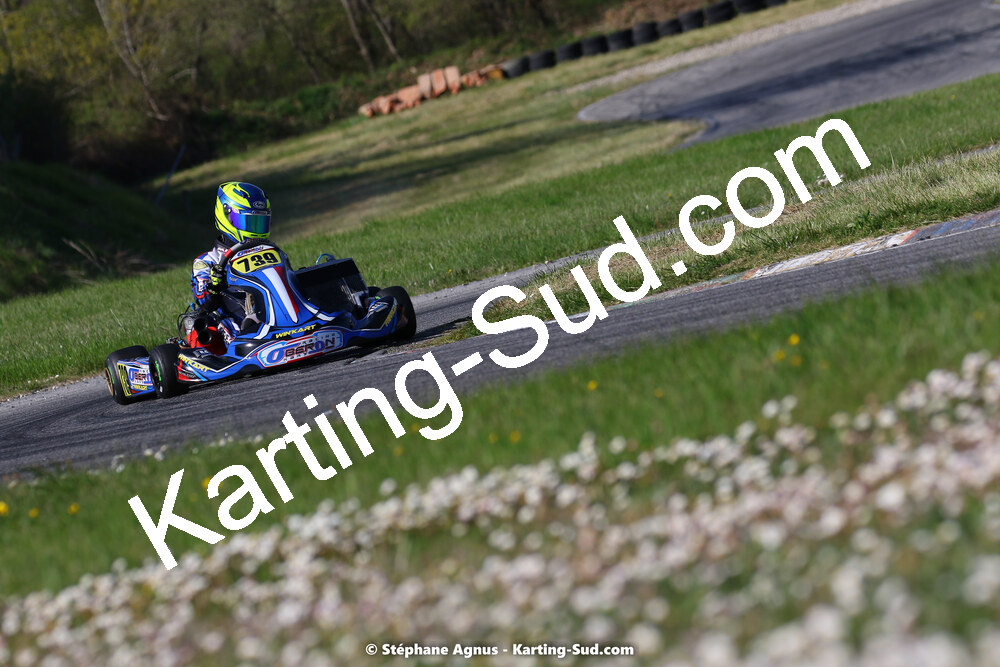16 & 17/04/2022 : 3ème manche du Championnat du Sud 2022 au circuit d’Aigues-Vives (photos Stéphane Agnus) 2022 — karting