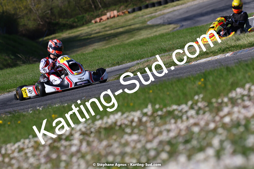 16 & 17/04/2022 : 3ème manche du Championnat du Sud 2022 au circuit d’Aigues-Vives (photos Stéphane Agnus) 2022 — karting