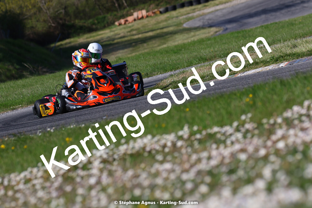 16 & 17/04/2022 : 3ème manche du Championnat du Sud 2022 au circuit d’Aigues-Vives (photos Stéphane Agnus) 2022 — karting