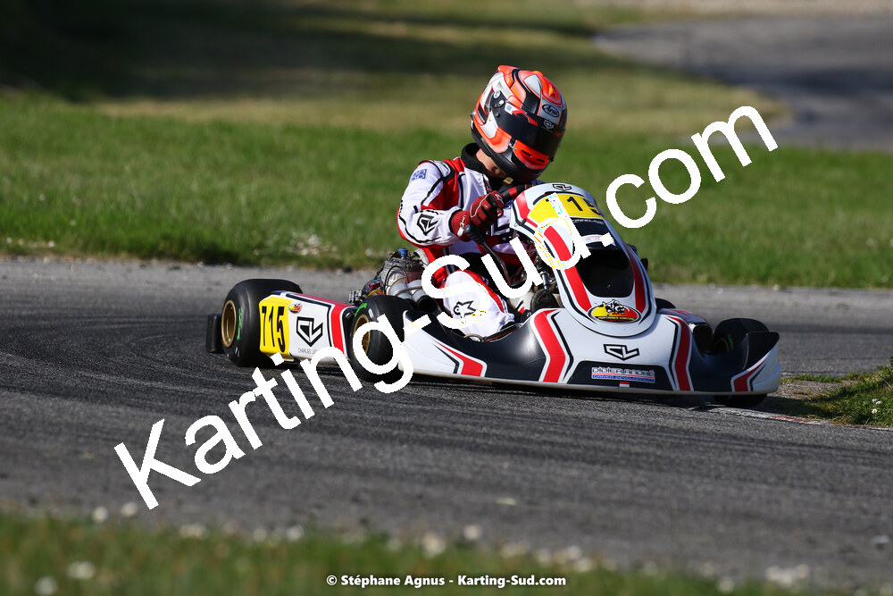 16 & 17/04/2022 : 3ème manche du Championnat du Sud 2022 au circuit d’Aigues-Vives (photos Stéphane Agnus) 2022 — karting