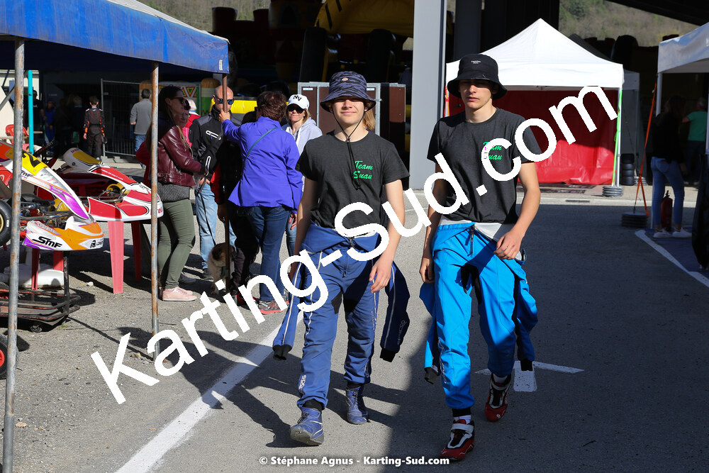 16 & 17/04/2022 : 3ème manche du Championnat du Sud 2022 au circuit d’Aigues-Vives (photos Stéphane Agnus) 2022 — karting