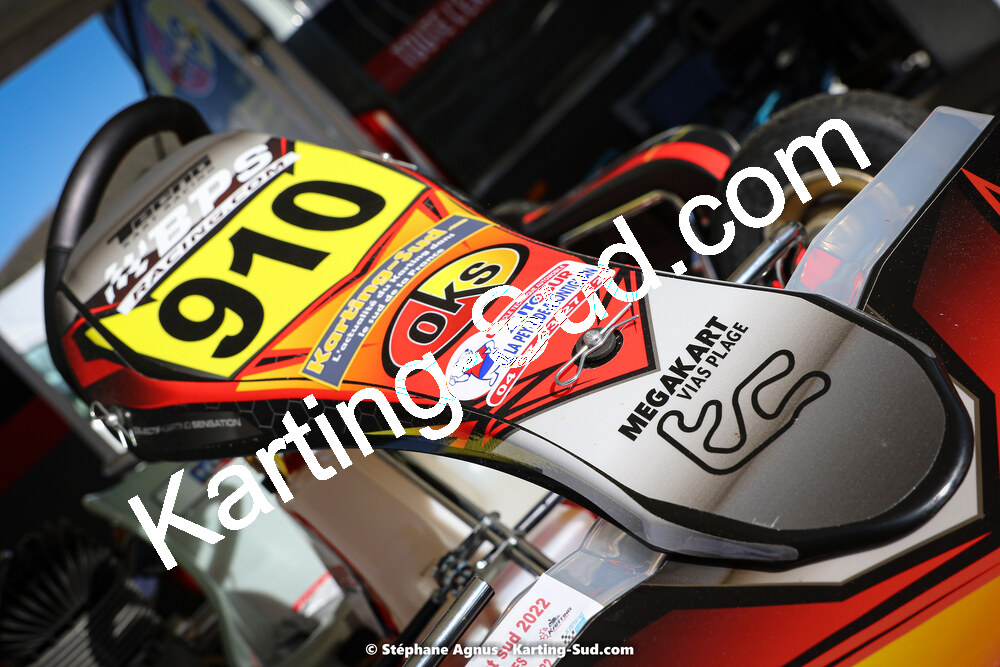 16 & 17/04/2022 : 3ème manche du Championnat du Sud 2022 au circuit d’Aigues-Vives (photos Stéphane Agnus) 2022 — karting
