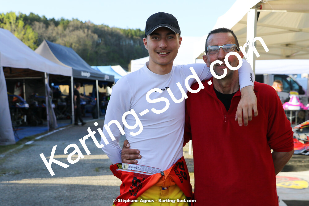 16 & 17/04/2022 : 3ème manche du Championnat du Sud 2022 au circuit d’Aigues-Vives (photos Stéphane Agnus) 2022 — karting