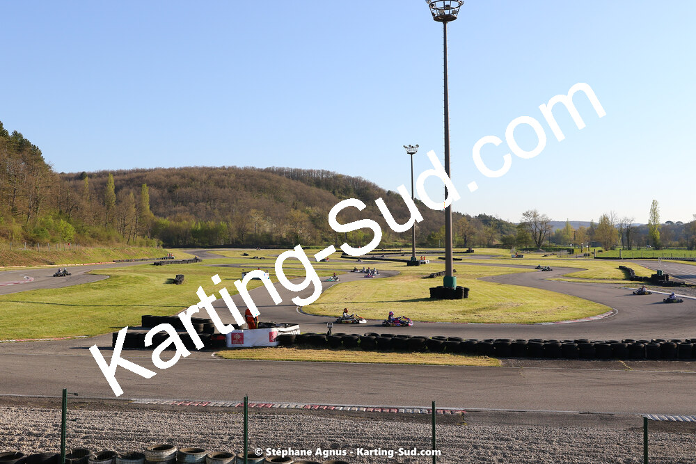 16 & 17/04/2022 : 3ème manche du Championnat du Sud 2022 au circuit d’Aigues-Vives (photos Stéphane Agnus) 2022 — karting