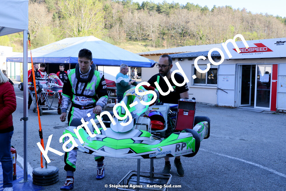 16 & 17/04/2022 : 3ème manche du Championnat du Sud 2022 au circuit d’Aigues-Vives (photos Stéphane Agnus) 2022 — karting