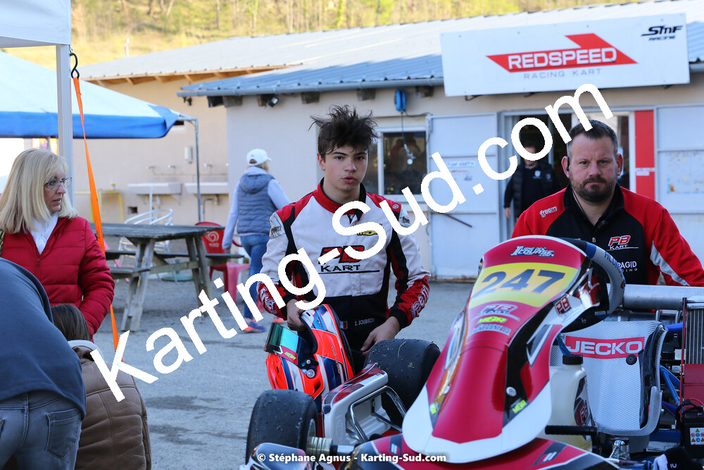 16 & 17/04/2022 : 3ème manche du Championnat du Sud 2022 au circuit d’Aigues-Vives (photos Stéphane Agnus) 2022 — karting