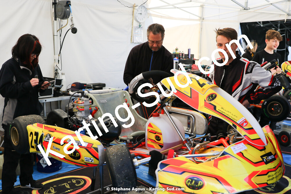 16 & 17/04/2022 : 3ème manche du Championnat du Sud 2022 au circuit d’Aigues-Vives (photos Stéphane Agnus) 2022 — karting