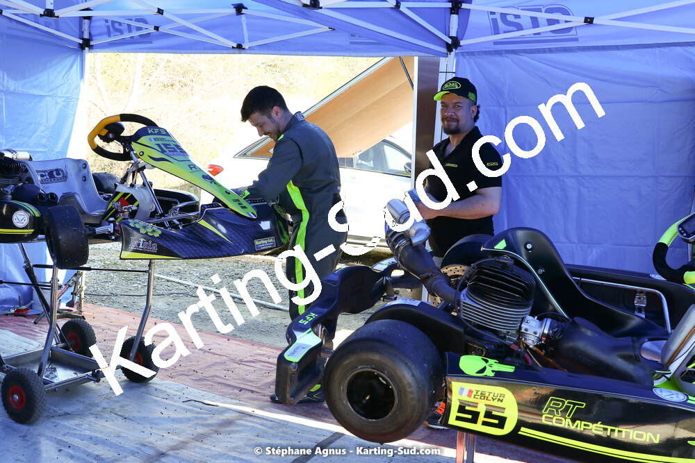 16 & 17/04/2022 : 3ème manche du Championnat du Sud 2022 au circuit d’Aigues-Vives (photos Stéphane Agnus) 2022 — karting