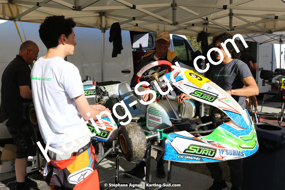 16 & 17/04/2022 : 3ème manche du Championnat du Sud 2022 au circuit d’Aigues-Vives (photos Stéphane Agnus) 2022 — karting
