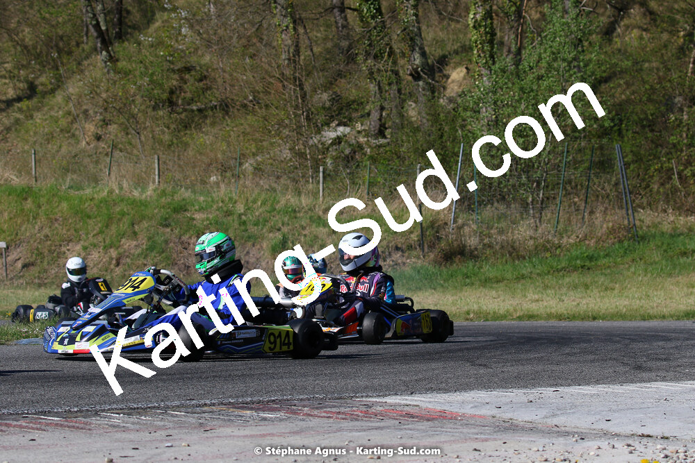 16 & 17/04/2022 : 3ème manche du Championnat du Sud 2022 au circuit d’Aigues-Vives (photos Stéphane Agnus) 2022 — karting