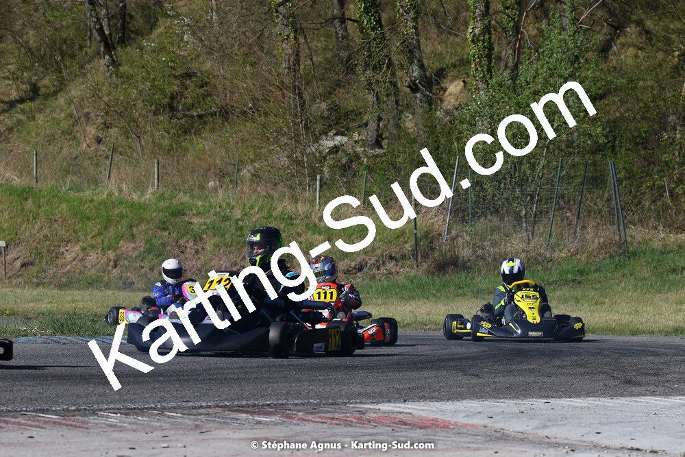 16 & 17/04/2022 : 3ème manche du Championnat du Sud 2022 au circuit d’Aigues-Vives (photos Stéphane Agnus) 2022 — karting