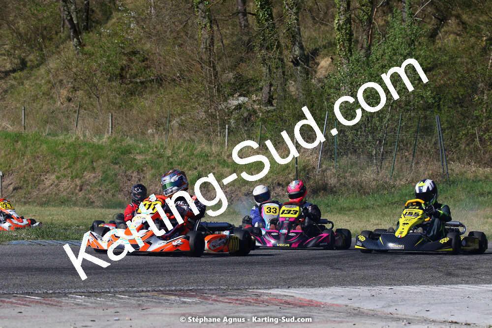 16 & 17/04/2022 : 3ème manche du Championnat du Sud 2022 au circuit d’Aigues-Vives (photos Stéphane Agnus) 2022 — karting