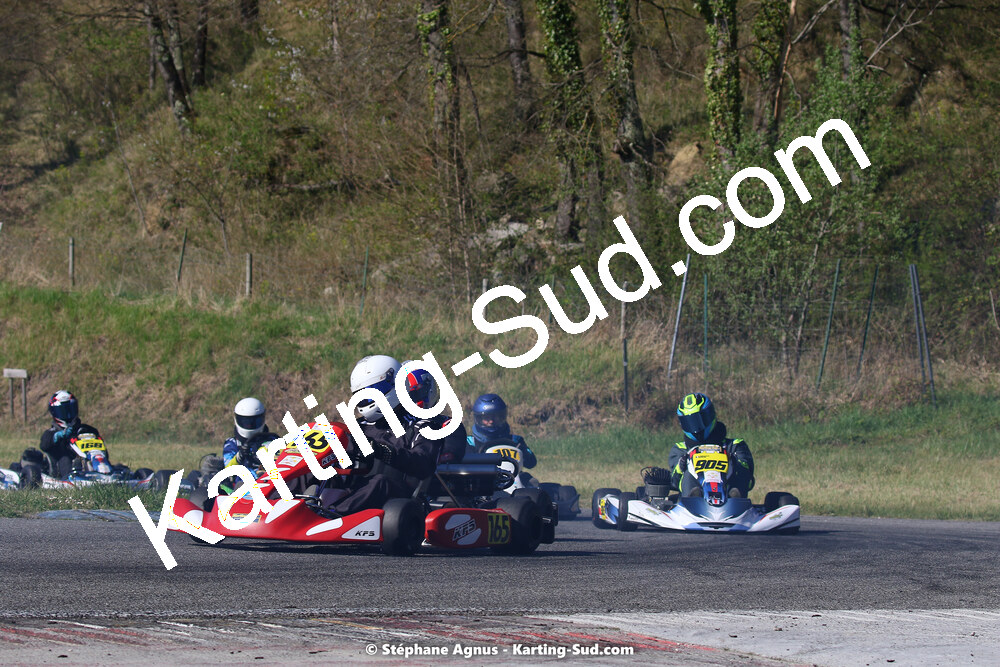 16 & 17/04/2022 : 3ème manche du Championnat du Sud 2022 au circuit d’Aigues-Vives (photos Stéphane Agnus) 2022 — karting