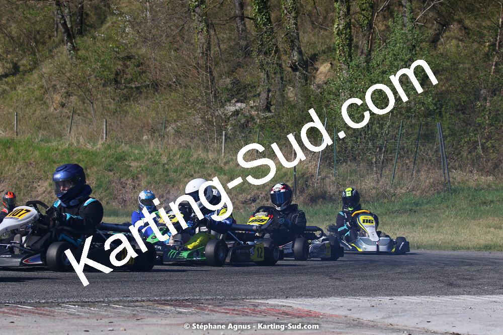 16 & 17/04/2022 : 3ème manche du Championnat du Sud 2022 au circuit d’Aigues-Vives (photos Stéphane Agnus) 2022 — karting