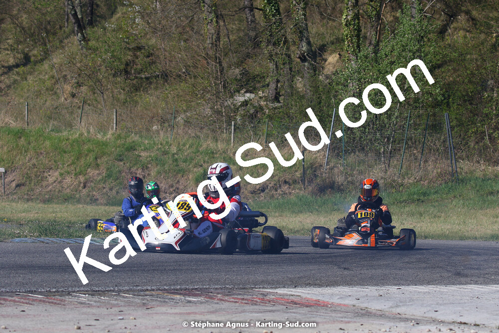 16 & 17/04/2022 : 3ème manche du Championnat du Sud 2022 au circuit d’Aigues-Vives (photos Stéphane Agnus) 2022 — karting