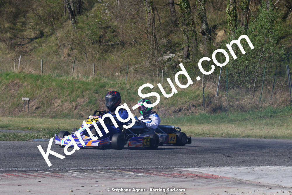 16 & 17/04/2022 : 3ème manche du Championnat du Sud 2022 au circuit d’Aigues-Vives (photos Stéphane Agnus) 2022 — karting
