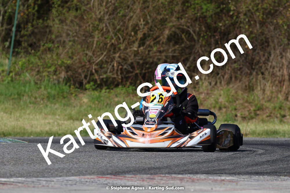 16 & 17/04/2022 : 3ème manche du Championnat du Sud 2022 au circuit d’Aigues-Vives (photos Stéphane Agnus) 2022 — karting