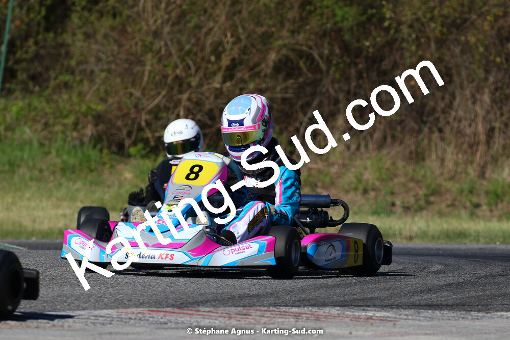 16 & 17/04/2022 : 3ème manche du Championnat du Sud 2022 au circuit d’Aigues-Vives (photos Stéphane Agnus) 2022 — karting
