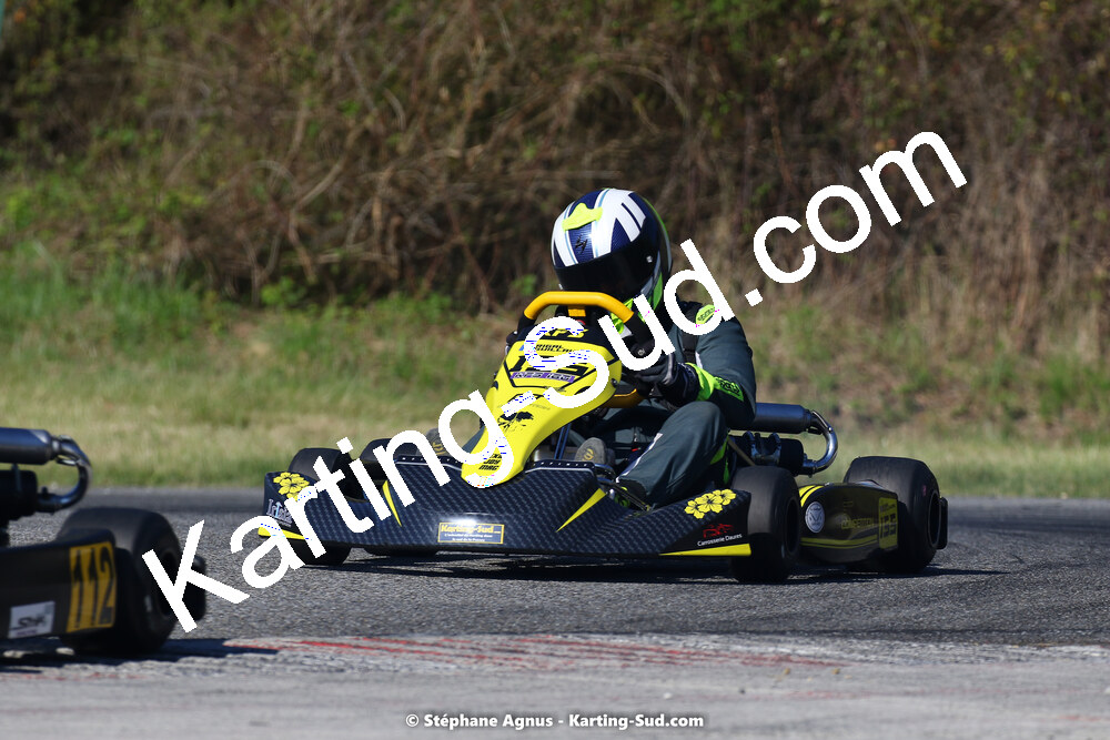 16 & 17/04/2022 : 3ème manche du Championnat du Sud 2022 au circuit d’Aigues-Vives (photos Stéphane Agnus) 2022 — karting