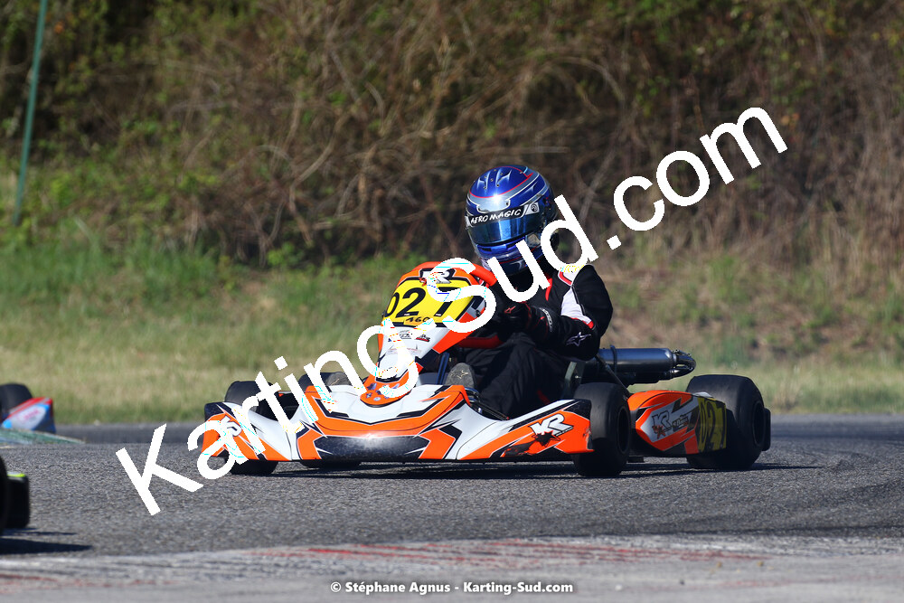 16 & 17/04/2022 : 3ème manche du Championnat du Sud 2022 au circuit d’Aigues-Vives (photos Stéphane Agnus) 2022 — karting