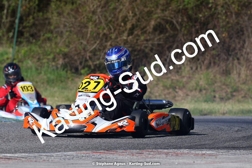 16 & 17/04/2022 : 3ème manche du Championnat du Sud 2022 au circuit d’Aigues-Vives (photos Stéphane Agnus) 2022 — karting