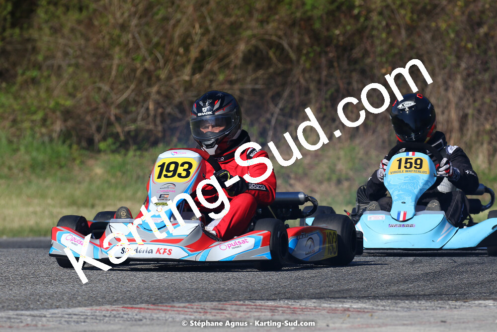 16 & 17/04/2022 : 3ème manche du Championnat du Sud 2022 au circuit d’Aigues-Vives (photos Stéphane Agnus) 2022 — karting