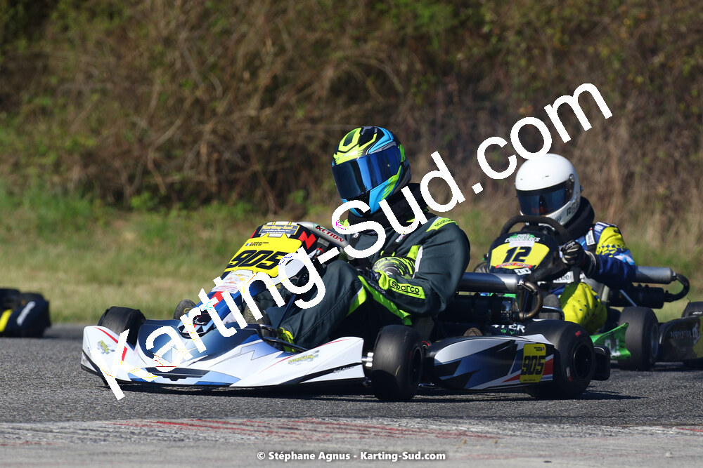 16 & 17/04/2022 : 3ème manche du Championnat du Sud 2022 au circuit d’Aigues-Vives (photos Stéphane Agnus) 2022 — karting