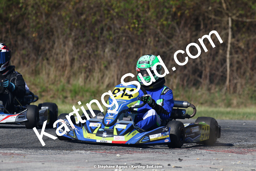 16 & 17/04/2022 : 3ème manche du Championnat du Sud 2022 au circuit d’Aigues-Vives (photos Stéphane Agnus) 2022 — karting