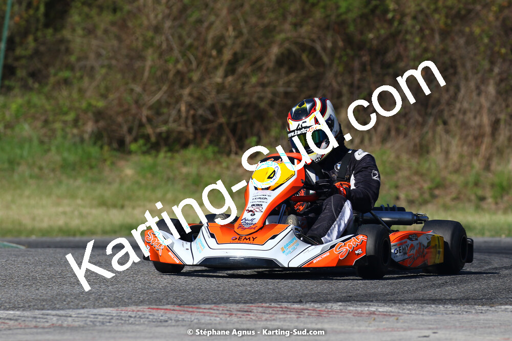 16 & 17/04/2022 : 3ème manche du Championnat du Sud 2022 au circuit d’Aigues-Vives (photos Stéphane Agnus) 2022 — karting