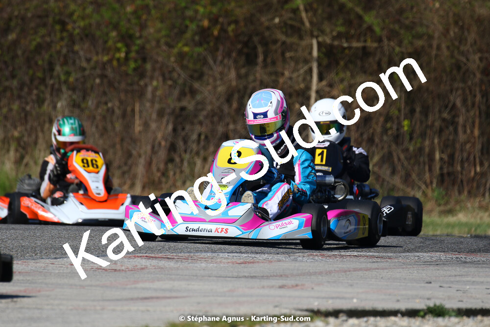 16 & 17/04/2022 : 3ème manche du Championnat du Sud 2022 au circuit d’Aigues-Vives (photos Stéphane Agnus) 2022 — karting