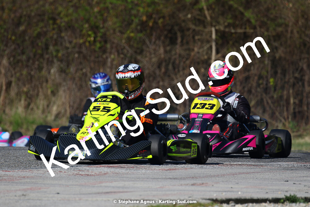 16 & 17/04/2022 : 3ème manche du Championnat du Sud 2022 au circuit d’Aigues-Vives (photos Stéphane Agnus) 2022 — karting