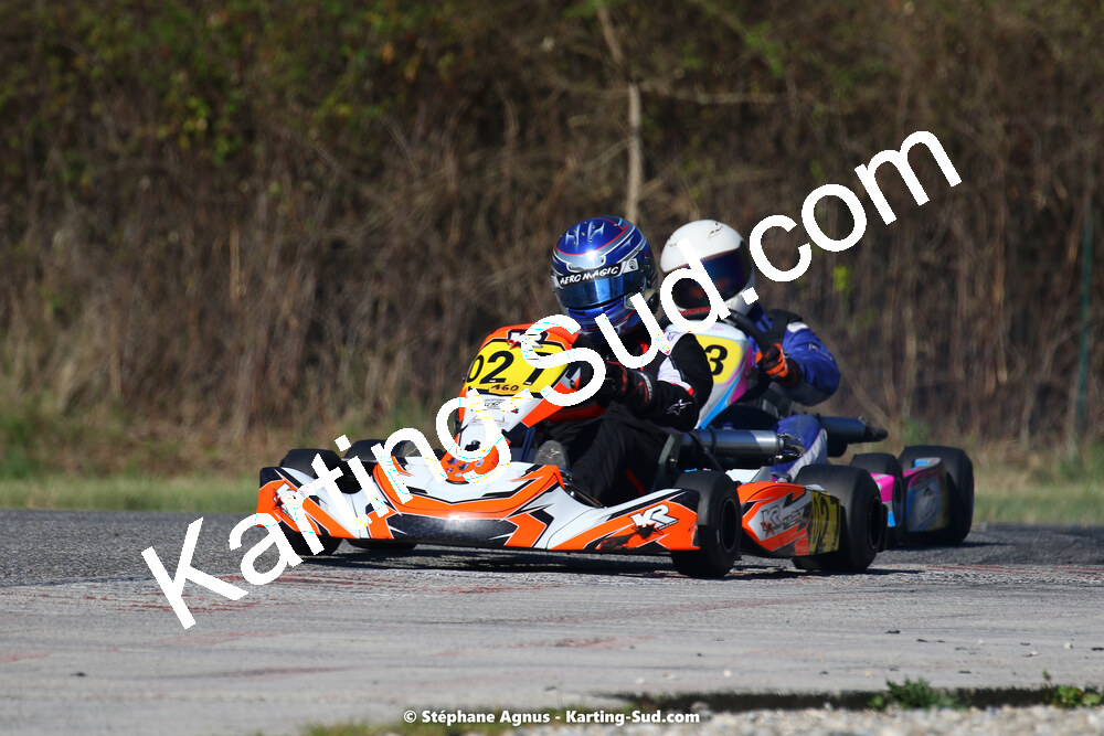16 & 17/04/2022 : 3ème manche du Championnat du Sud 2022 au circuit d’Aigues-Vives (photos Stéphane Agnus) 2022 — karting