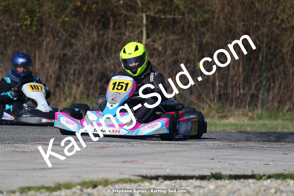 16 & 17/04/2022 : 3ème manche du Championnat du Sud 2022 au circuit d’Aigues-Vives (photos Stéphane Agnus) 2022 — karting