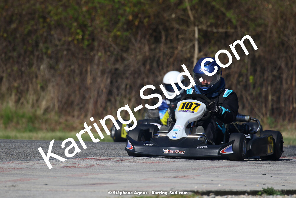 16 & 17/04/2022 : 3ème manche du Championnat du Sud 2022 au circuit d’Aigues-Vives (photos Stéphane Agnus) 2022 — karting